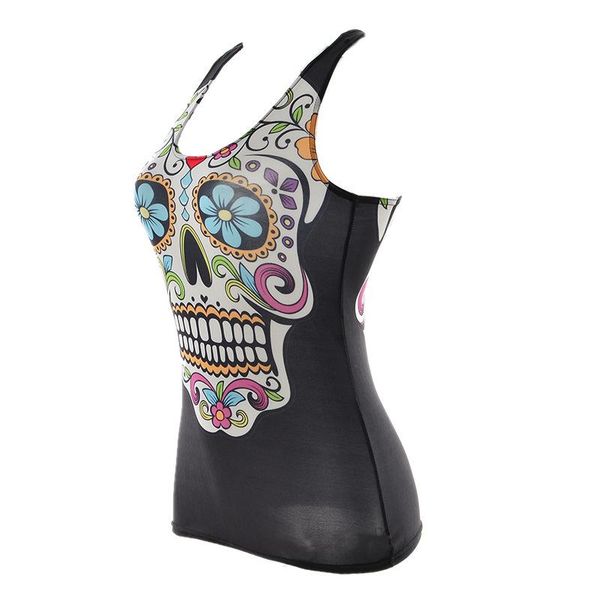 women's shapers digital printing flower skull necklace i-shaped vest/slim fit slimming small vest, Black;white
women's shapers digital printing flower skull necklace i-shaped vest/slim fit slimming small vest, Black;white