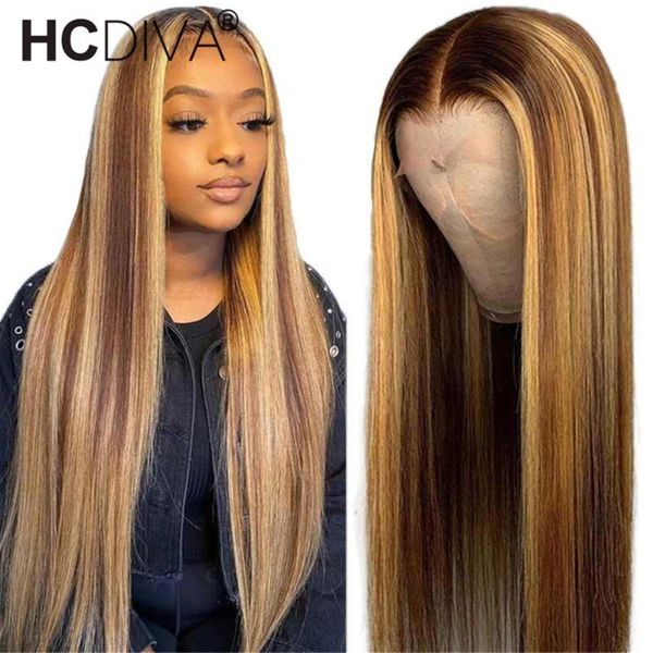 straight honey blond ombre highlight 13x1 lace front 4x4 human hair wig remy brazilian preplucked frontal wig for women wigs, Black;brown
straight honey blond ombre highlight 13x1 lace front 4x4 human hair wig remy brazilian preplucked frontal wig for women wigs, Black;brown
