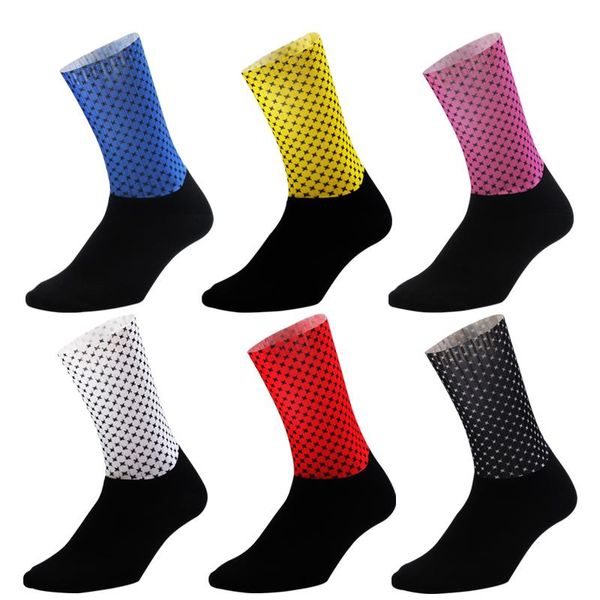 sports socks one pair professiona functional fabric cycling antislip bike bicycle racing miti breathable for men and women, Black 
sports socks one pair professiona functional fabric cycling antislip bike bicycle racing miti breathable for men and women, Black
