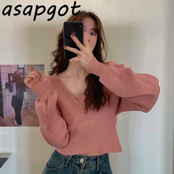 sweaters korean chic slim pink short v neck long sleeve fake two piece pullovers knitted temperament clothing jumpers women 210610, White
sweaters korean chic slim pink short v neck long sleeve fake two piece pullovers knitted temperament clothing jumpers women 210610, White