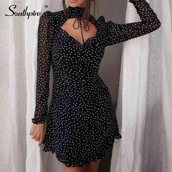 southpire womens lace up v-neck black mini dress long sleeve polka dot vintage dress chiffon elegant daily clothes with lining, Black;gray
southpire womens lace up v-neck black mini dress long sleeve polka dot vintage dress chiffon elegant daily clothes with lining, Black;gray