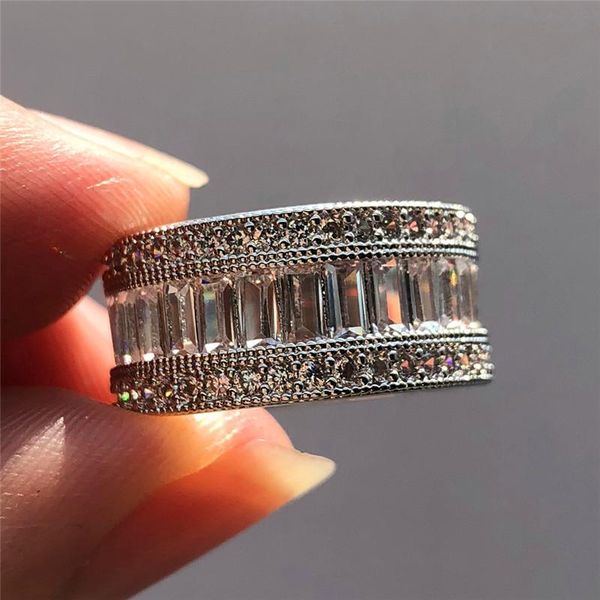 wedding rings luxe style white crystal engagement for women 925 silver color female vintage zircon bands 2021 trendy jewelry, Slivery;golden
wedding rings luxe style white crystal engagement for women 925 silver color female vintage zircon bands 2021 trendy jewelry, Slivery;golden