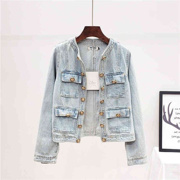 women's jackets jean jacket with buttons, fashion design, slim jacket, round collar, long sleeve, vintage wash, short coat, outdoor clo, Black;brown
women's jackets jean jacket with buttons, fashion design, slim jacket, round collar, long sleeve, vintage wash, short coat, outdoor clo, Black;brown