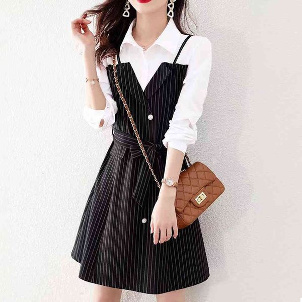 casual dresses autumn women korean style simple stripes commute slim temperament short dress office lady daily vestidos 9z3x, Black;gray
casual dresses autumn women korean style simple stripes commute slim temperament short dress office lady daily vestidos 9z3x, Black;gray