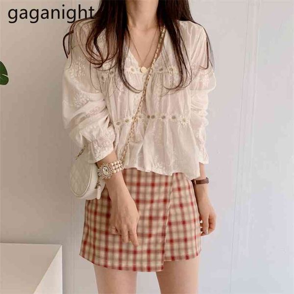 women v neck lace blouses+ irregular plaid mini skirts suits woman two pieces sets vintage floral shirt outfits 210601, White
women v neck lace blouses+ irregular plaid mini skirts suits woman two pieces sets vintage floral shirt outfits 210601, White