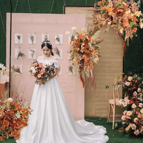 decorative flowers & wreaths flone autumn color simulation floral set series wedding scene window background bar artificial flower row home
decorative flowers & wreaths flone autumn color simulation floral set series wedding scene window background bar artificial flower row home