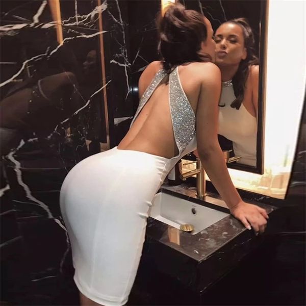 summer women white bandage club dress backless sequined celebrity evening runway party bodycon dresses 210507, Black;gray
summer women white bandage club dress backless sequined celebrity evening runway party bodycon dresses 210507, Black;gray