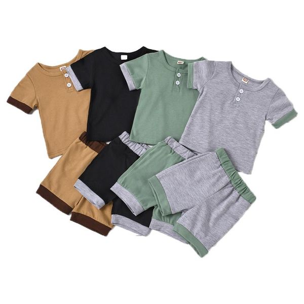 clothing sets born baby boys cotton clothes set 2-piece outfit boy short sleeve color block t-shirt +shorts for kids, White
clothing sets born baby boys cotton clothes set 2-piece outfit boy short sleeve color block t-shirt +shorts for kids, White