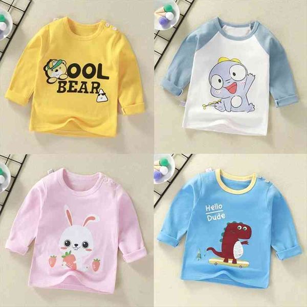 childrens bottoming shirt, cotton t spring and autumn baby cartoon cute dinosaur clothes boys girls top, Blue
childrens bottoming shirt, cotton t spring and autumn baby cartoon cute dinosaur clothes boys girls top, Blue