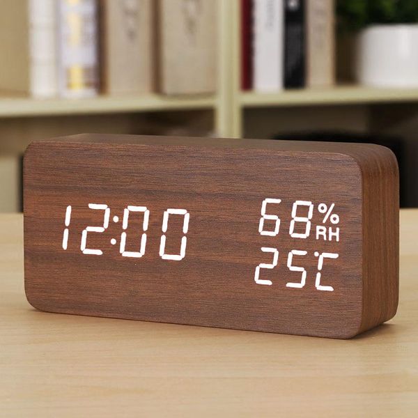 other clocks & accessories led digital alarm clock wooden usb/ powered table watch with temperature and humidity snooze electronic deskto
other clocks & accessories led digital alarm clock wooden usb/ powered table watch with temperature and humidity snooze electronic deskto