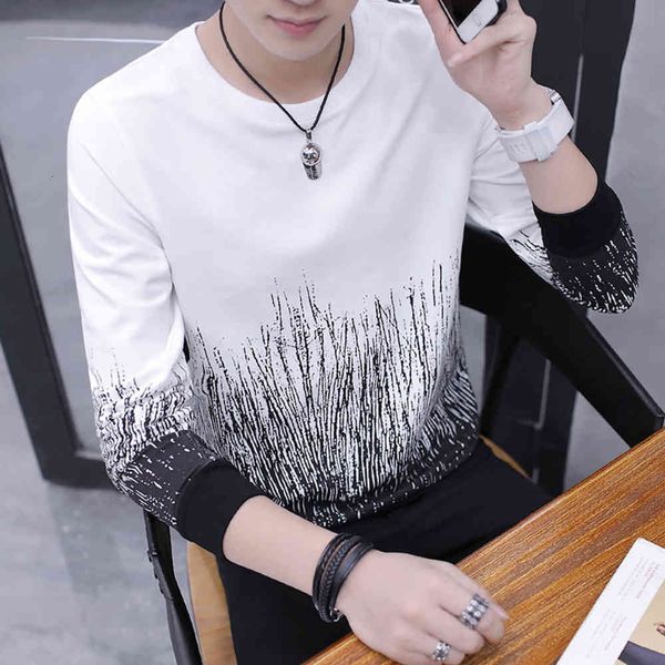 men's long sleeved sweater personalized student versatile bottomed shirt, Black
men's long sleeved sweater personalized student versatile bottomed shirt, Black