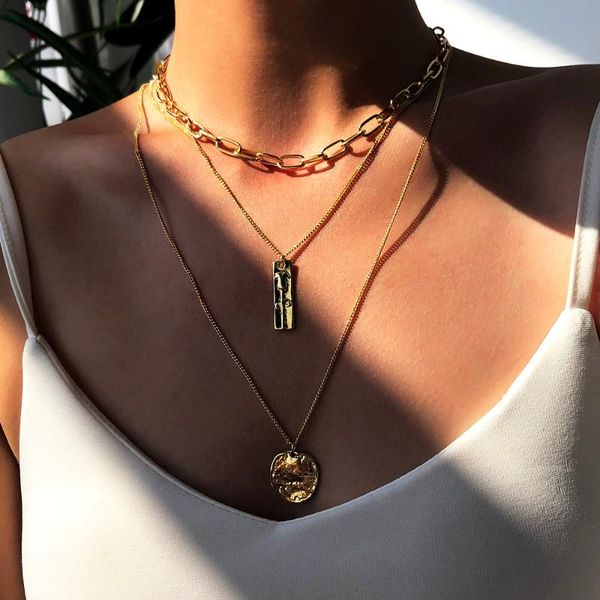 lalynnly rose flower coin gold color letter pendant necklace vintage punk fashion women trendy jewelry accessories girls n7696 necklaces, Silver
lalynnly rose flower coin gold color letter pendant necklace vintage punk fashion women trendy jewelry accessories girls n7696 necklaces, Silver