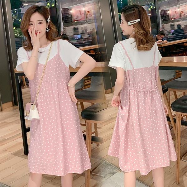 maternity dresses summer dress fashion pregnance clothes long skirt for pregnant woman casual short sleeve women, White 
maternity dresses summer dress fashion pregnance clothes long skirt for pregnant woman casual short sleeve women, White