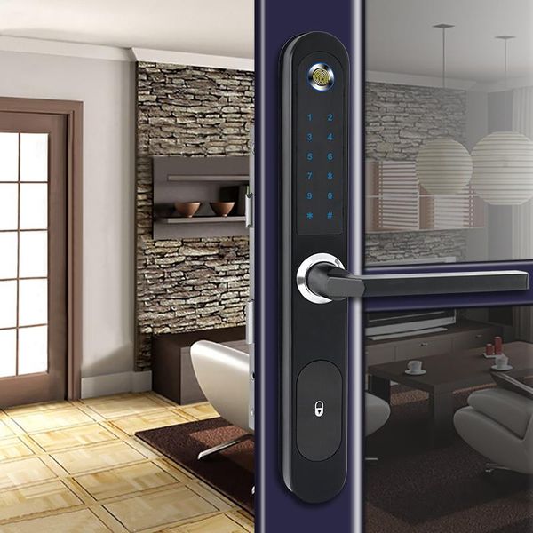 smart door lock zinc alloy security touch keypad fingerprint with card passcode key for electronic s877
smart door lock zinc alloy security touch keypad fingerprint with card passcode key for electronic s877