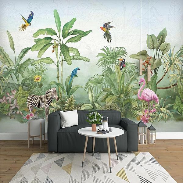 wallpapers custom po wall tropical rainforest plant flower bird animal forest large mural non-woven wallpaper for living room bedroom 3d
wallpapers custom po wall tropical rainforest plant flower bird animal forest large mural non-woven wallpaper for living room bedroom 3d