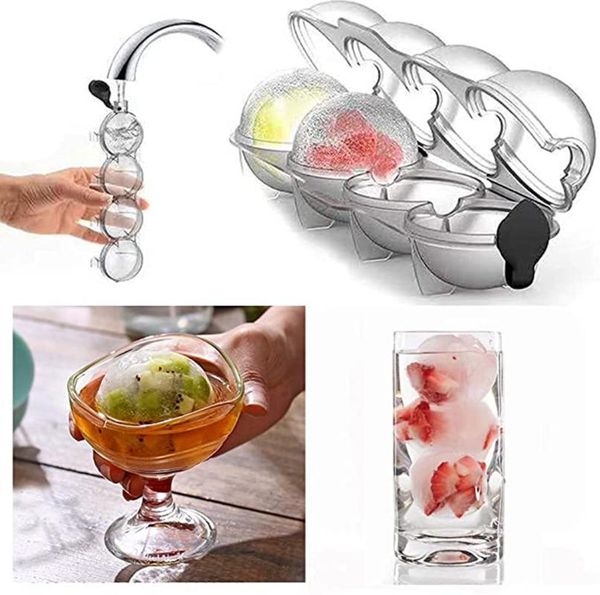 baking moulds 4-hole ice box whiskey diy mold 4 cavity sphere cube mould big size ball makers suitable for whiskey, cocktail, fruit
baking moulds 4-hole ice box whiskey diy mold 4 cavity sphere cube mould big size ball makers suitable for whiskey, cocktail, fruit