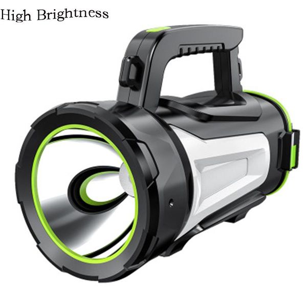 most powerful rechargeable searchlight led handle spotlight ultra-long standby torch bulbs green 10w portable lanterns
most powerful rechargeable searchlight led handle spotlight ultra-long standby torch bulbs green 10w portable lanterns