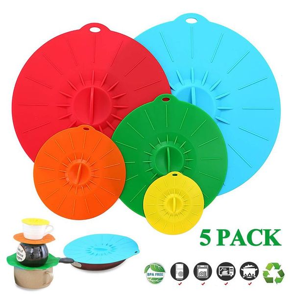 kitchen storage & organization 5piece/set reusable silica gel fresh keeping cover microwave oven seal keep vacuum lid cookware tools
kitchen storage & organization 5piece/set reusable silica gel fresh keeping cover microwave oven seal keep vacuum lid cookware tools