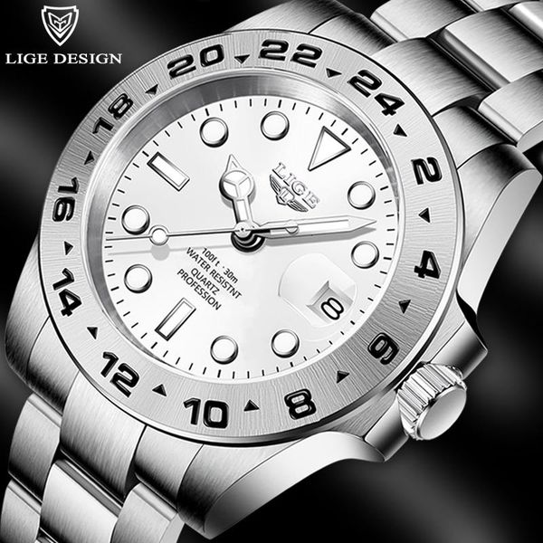 wristwatches lige fashion diver watch men 30atm waterproof date clock sport watches mens quartz wristwatch relogio masculin, Slivery;brown
wristwatches lige fashion diver watch men 30atm waterproof date clock sport watches mens quartz wristwatch relogio masculin, Slivery;brown