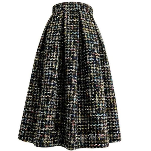 skirts autumn winter vintage samll fragrance tweed woolen skirt women high wasit thick ball gown, Black
skirts autumn winter vintage samll fragrance tweed woolen skirt women high wasit thick ball gown, Black