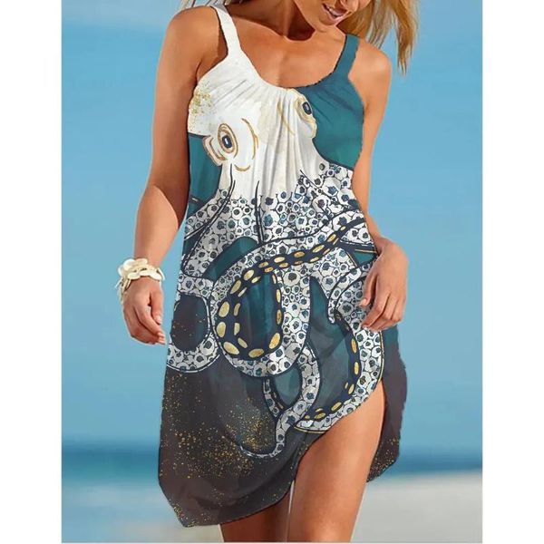 casual dresses women summer beach dress 3d ocs sleeveless halter boho vintage beachwear girls oversized fashion party, Black;gray
casual dresses women summer beach dress 3d ocs sleeveless halter boho vintage beachwear girls oversized fashion party, Black;gray
