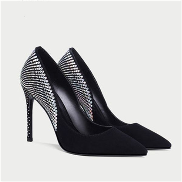sandals 2021spring shallow mouth pointed single banquet suede large small size bridesmaid catwalk shoes women, Black
sandals 2021spring shallow mouth pointed single banquet suede large small size bridesmaid catwalk shoes women, Black