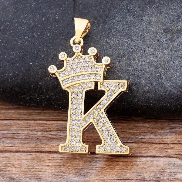 fashion luxury a-z crown alphabet pendant chain necklace punk style lucky initial name jewelry party wedding birthday gift, Silver
fashion luxury a-z crown alphabet pendant chain necklace punk style lucky initial name jewelry party wedding birthday gift, Silver