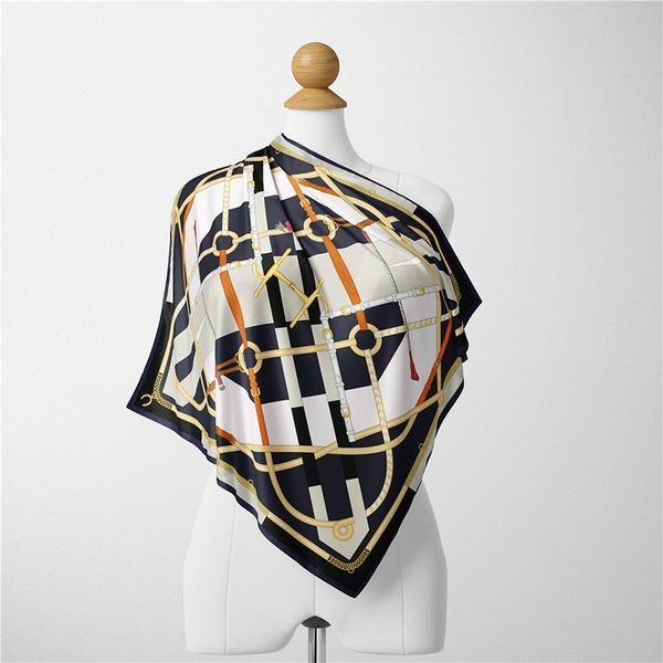 scarves 53*53cm fashion silk satin hair scarf women handkerchief printed female square head bandana small neck muffler lady girl, Blue;gray
scarves 53*53cm fashion silk satin hair scarf women handkerchief printed female square head bandana small neck muffler lady girl, Blue;gray