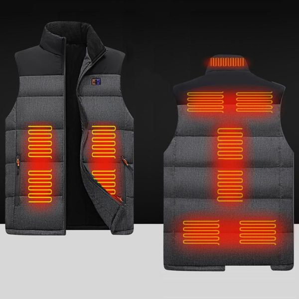 men's vests 11 heated vest zones electric jackets men women sportswear coat graphene heat usb heating jacket for camping, Black;white
men's vests 11 heated vest zones electric jackets men women sportswear coat graphene heat usb heating jacket for camping, Black;white