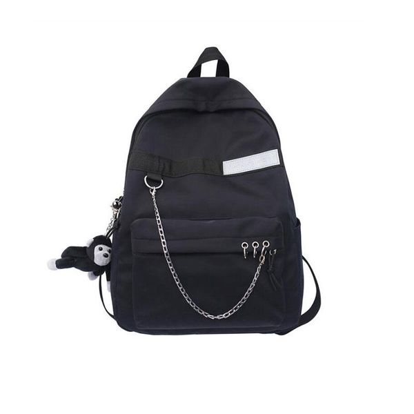 backpack 2021 unique chain nylon student school bag for men and women reflective strip outside mochila
backpack 2021 unique chain nylon student school bag for men and women reflective strip outside mochila