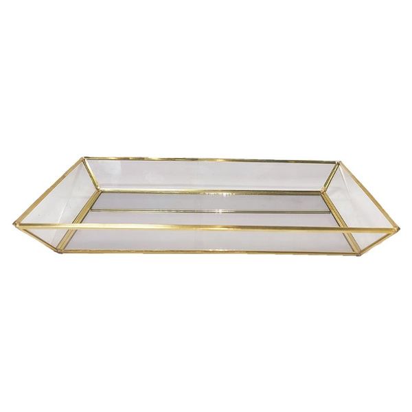 jewelry pouches, bags rectangle gold mirror organizer perfume dresser glass metal makeup tray for bathroom, Pink;blue
jewelry pouches, bags rectangle gold mirror organizer perfume dresser glass metal makeup tray for bathroom, Pink;blue