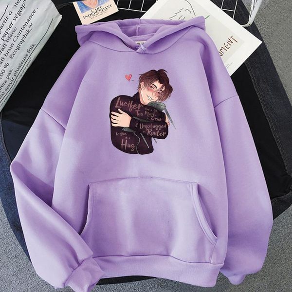 men's hoodies & sweatshirts anime lost connection-lucifer hoodie fashion men me hoody long sleeve clothes graphic cartoon streetwear to, Black
men's hoodies & sweatshirts anime lost connection-lucifer hoodie fashion men me hoody long sleeve clothes graphic cartoon streetwear to, Black