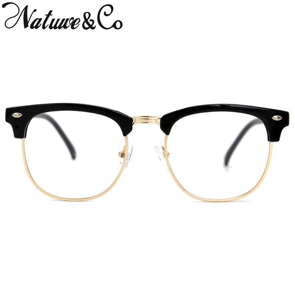 fashion sunglasses frames half frame eyeglasses design clear lens semi rimless woman men reading glass computer eye glasses 2021 natuwe&co, Black
fashion sunglasses frames half frame eyeglasses design clear lens semi rimless woman men reading glass computer eye glasses 2021 natuwe&co, Black