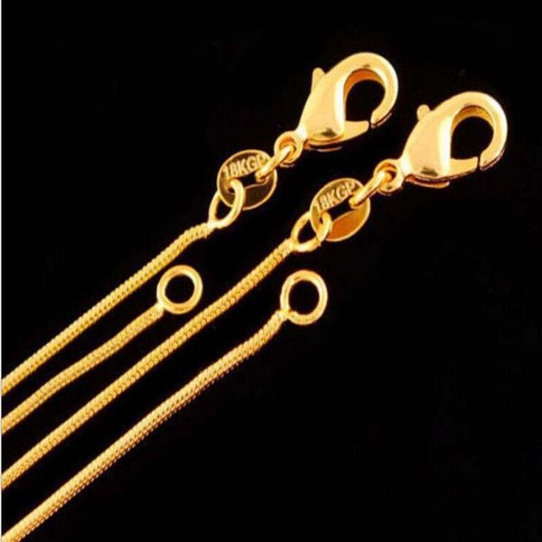 chains 1pc gold color 1.2 mm snake chain men / women's necklace (diy pendant) 16inch-30inch,fashion women men's jewelry, Silver
chains 1pc gold color 1.2 mm snake chain men / women's necklace (diy pendant) 16inch-30inch,fashion women men's jewelry, Silver