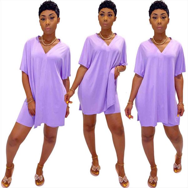 clothes casual v neck women tracksuits t shirt and shorts set streetwear outfits for suit summer short two, Gray
clothes casual v neck women tracksuits t shirt and shorts set streetwear outfits for suit summer short two, Gray