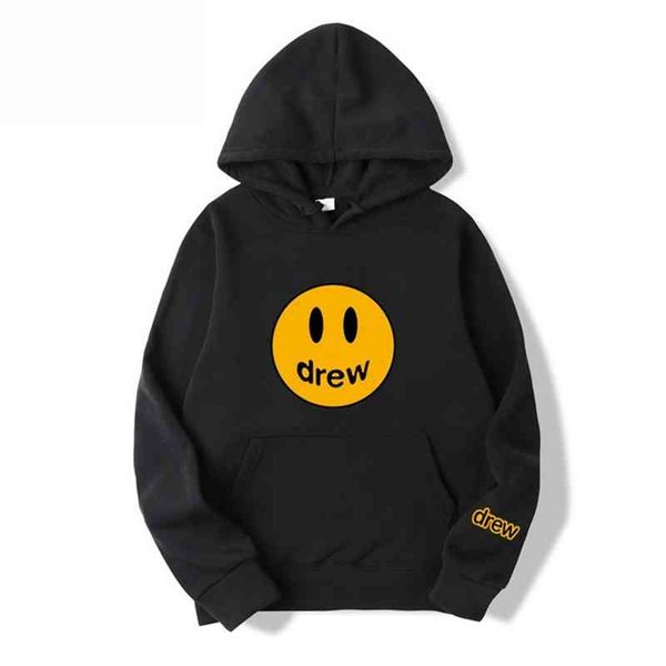 20ss hailey baldwin beaver same smiley face print oversized loose fashion men's and women's sweater, Black
20ss hailey baldwin beaver same smiley face print oversized loose fashion men's and women's sweater, Black