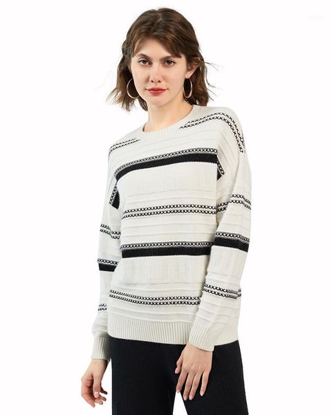 zhili women's 100% cashmere classic fit lightweight long-sleeve crewneck sweater sweaters, White;black
zhili women's 100% cashmere classic fit lightweight long-sleeve crewneck sweater sweaters, White;black