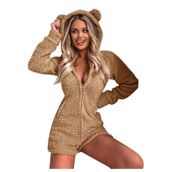 women's jackets women long sleeve hooded jumpsuit pajamas casual winter warm rompe sleepwear for jacket 2021, Black;brown
women's jackets women long sleeve hooded jumpsuit pajamas casual winter warm rompe sleepwear for jacket 2021, Black;brown