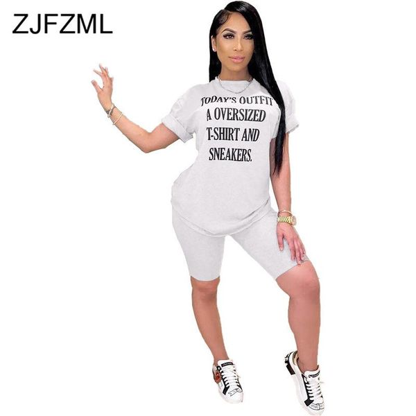 two piece dress sportswear letter print sweat suit women clothes o neck short sleeve and skinny shorts workout active wear outfit, White
two piece dress sportswear letter print sweat suit women clothes o neck short sleeve and skinny shorts workout active wear outfit, White