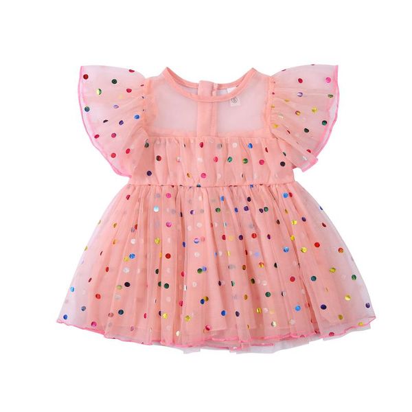 baby kid girl short sleeve mesh dress with colorful polka dot pattern printing ruffle decoration summer clothing 1-3years girl's dresse, Red;yellow
baby kid girl short sleeve mesh dress with colorful polka dot pattern printing ruffle decoration summer clothing 1-3years girl's dresse, Red;yellow