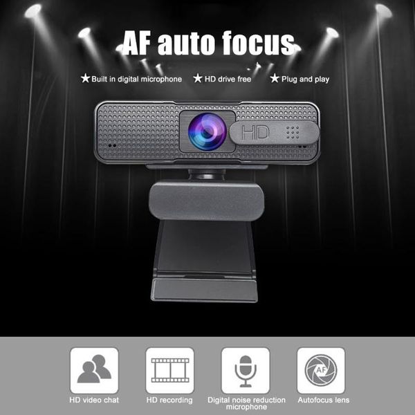webcams hd 1080p webcam autofocus drive-wide-angle web camera live streaming video teaching kqs8