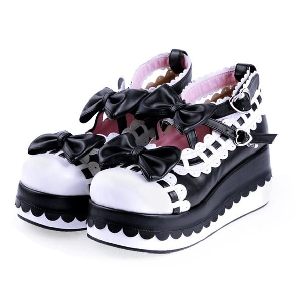 lolita maid dress platform women's single shoes princess kawaii bow knot female high heels spring summer pink whitw girls, Black
lolita maid dress platform women's single shoes princess kawaii bow knot female high heels spring summer pink whitw girls, Black