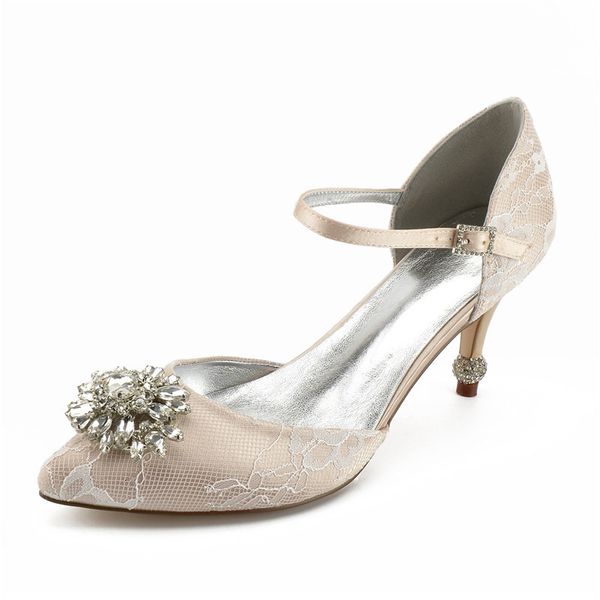 sandals high heels lace women wedding shoes for bride pointed toe crystals prom evening bridal party dress pumps n9yp, Black
sandals high heels lace women wedding shoes for bride pointed toe crystals prom evening bridal party dress pumps n9yp, Black