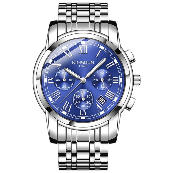 wristwatches relogio masculino kimsdun waterproof watches men luminous quartz wristwatch fashion stainless steel male clock, Slivery;brown
wristwatches relogio masculino kimsdun waterproof watches men luminous quartz wristwatch fashion stainless steel male clock, Slivery;brown