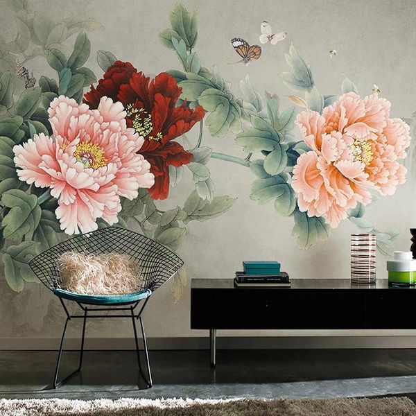 wallpapers custom classical chinese style hand painted peony flower butterfly large mural wallpaper for living room bedroom papel de parede
wallpapers custom classical chinese style hand painted peony flower butterfly large mural wallpaper for living room bedroom papel de parede
