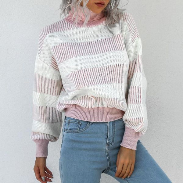 women's sweaters sweater autumn winter warm turtlenecks striped casual loose oversized lady knitted pullover pull femme, White;black
women's sweaters sweater autumn winter warm turtlenecks striped casual loose oversized lady knitted pullover pull femme, White;black