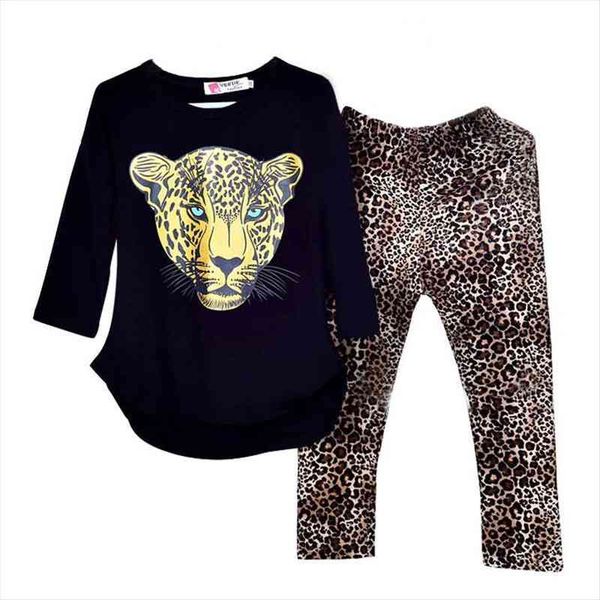 autumn girls leopard t shirt baby female clothing sets kids clothes set children full sleeve legging pants, White
autumn girls leopard t shirt baby female clothing sets kids clothes set children full sleeve legging pants, White