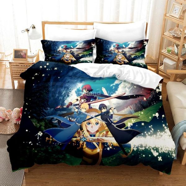 bedding sets kirito set sword art online anime quilt duvet cover home decor twin single king size fashion kids cartoon
bedding sets kirito set sword art online anime quilt duvet cover home decor twin single king size fashion kids cartoon