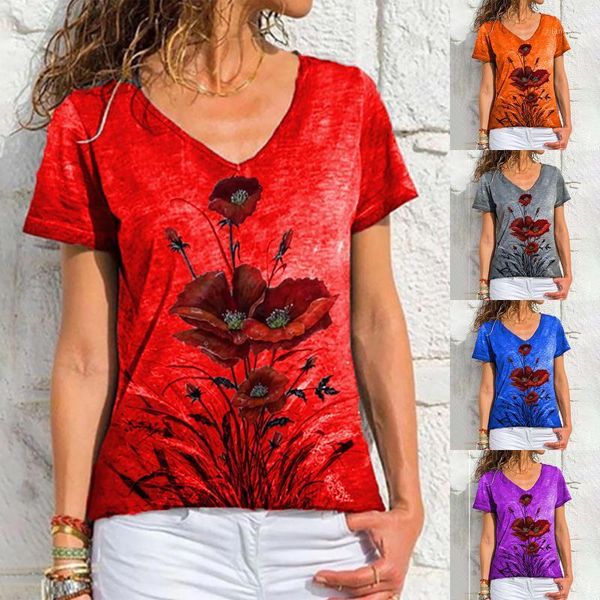 women's blouses & shirts oversize blouse women fashion summer 2021 flower printed clothes short sleeve print v-neck shirt blusas, White
women's blouses & shirts oversize blouse women fashion summer 2021 flower printed clothes short sleeve print v-neck shirt blusas, White