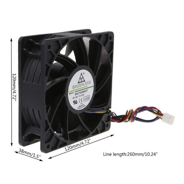 cooling fan 12038 12v 5a dual ball bearing brushless 4pin computer server case s7 s9 d3 l3 e9 t9 pfc1212de lappads
cooling fan 12038 12v 5a dual ball bearing brushless 4pin computer server case s7 s9 d3 l3 e9 t9 pfc1212de lappads